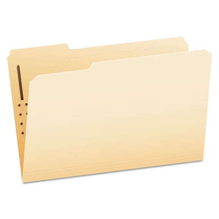 Pendaflex Manila Fastener Folders, 1/3-Cut Tabs, 1 Fastener, Legal Size, Manila Exterior, PK50 FM310EE